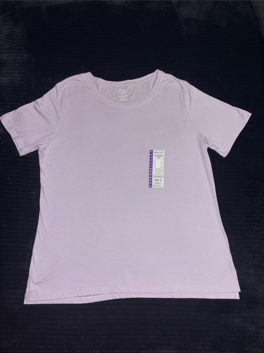 Casual Short-Sleeve Tee - Light Lavender